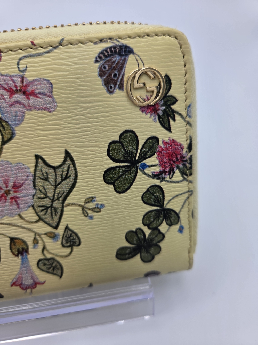 Authentic Gucci Preloved Flora Zip Around Wallet Limited Edition Hong Kong W COA - Picture 2 of 16